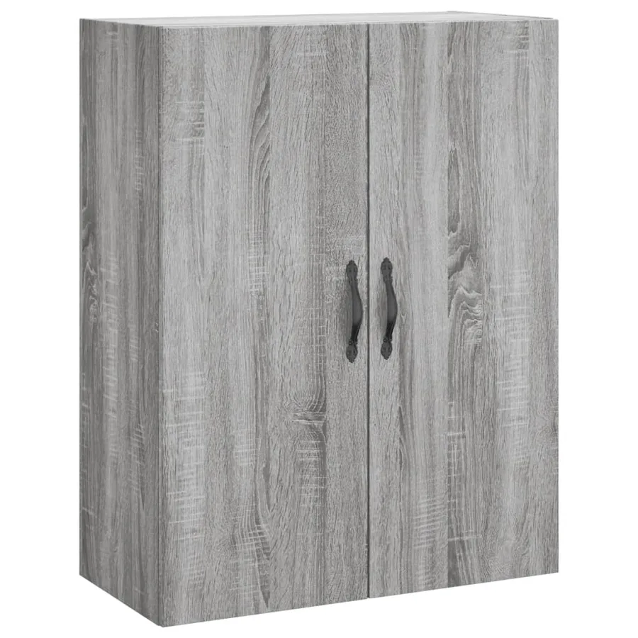 Buffet haut Sonoma gris 69,5x34x180 cm Bois d'ingénierie - 5
