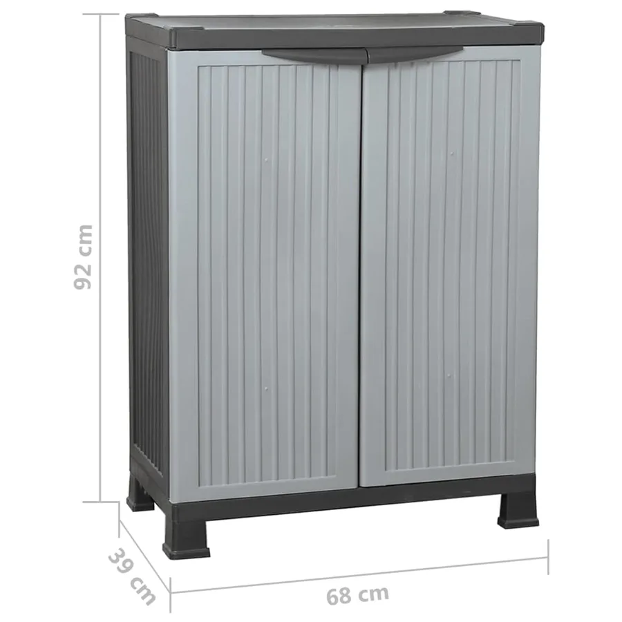 Armoire en plastique 68x39x92 cm - 9