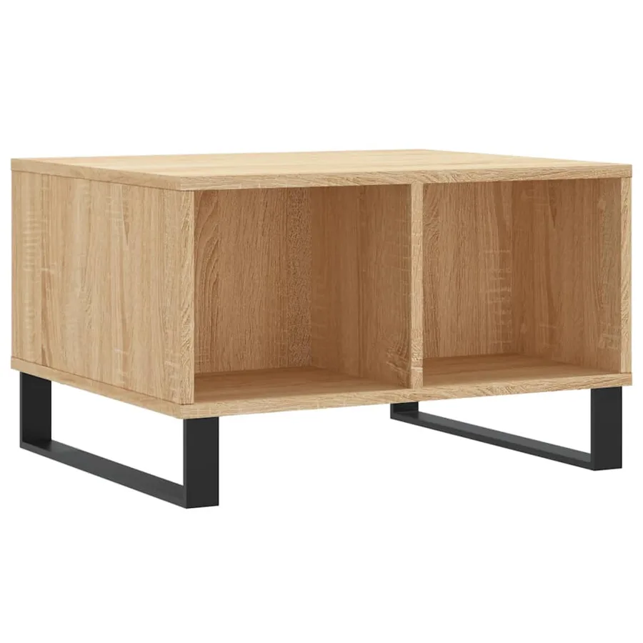 Table basse Chêne sonoma 60x50x36,5 cm Bois d'ingénierie - 2