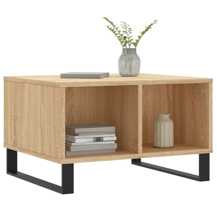 Table basse Chêne sonoma 60x50x36,5 cm Bois d'ingénierie - 3