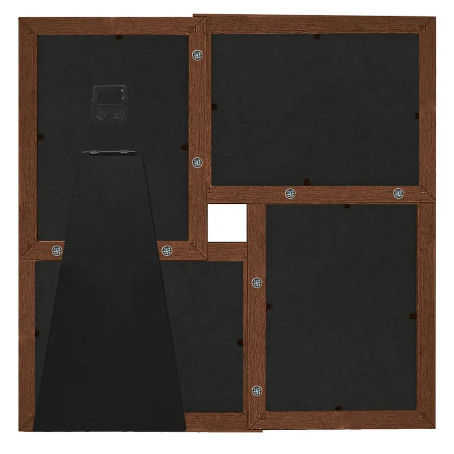 Collage de cadres photo pour photo de 4x(13x18 cm) Marron MDF - 3