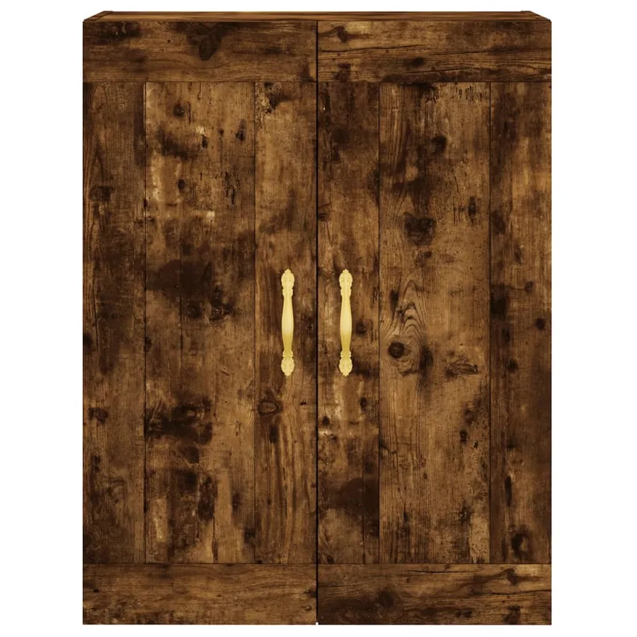 Armoires murales 2 pcs chêne fumé bois d'ingénierie - 6