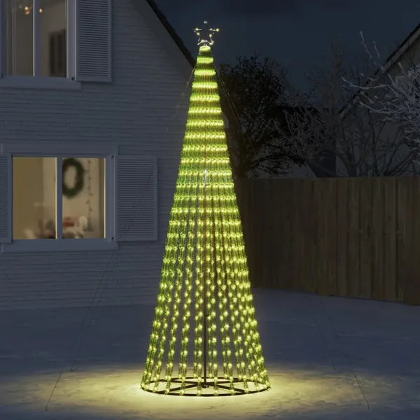 Sapin de Noël à LED 688 LED blanc chaud 300 cm