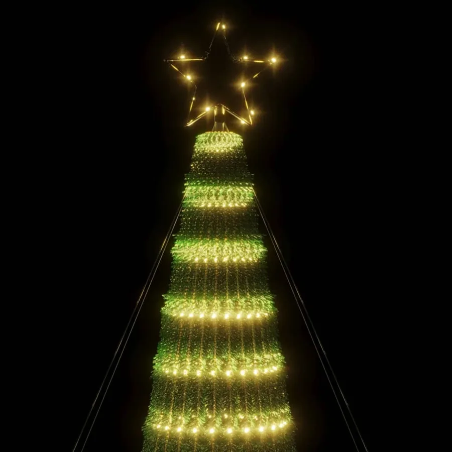 Sapin de Noël à LED 688 LED blanc chaud 300 cm - 6