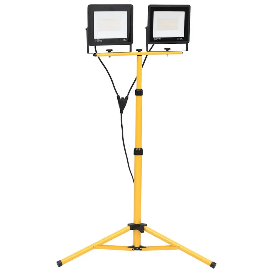 Projecteur à LED avec trépied 2x100 W Blanc froid