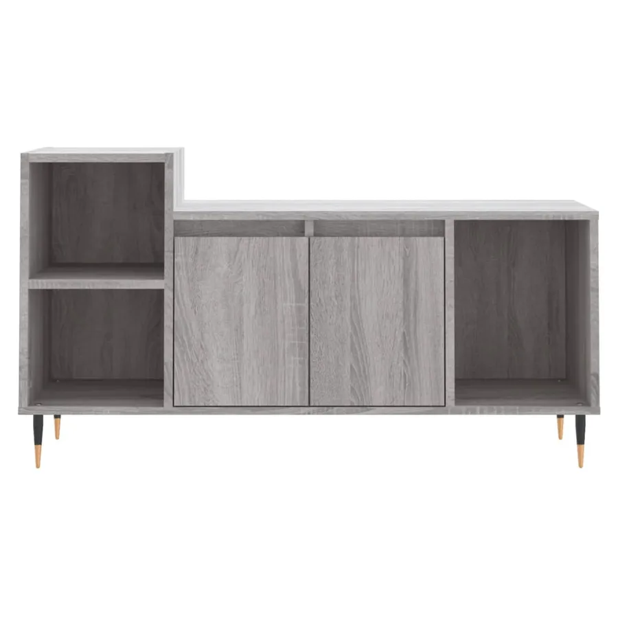 Meuble TV Sonoma gris 100x35x55 cm Bois d'ingénierie - 5