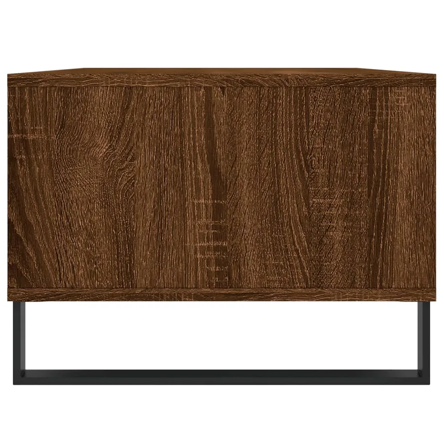 Table basse Chêne marron 90x50x36,5 cm Bois d'ingénierie - 7