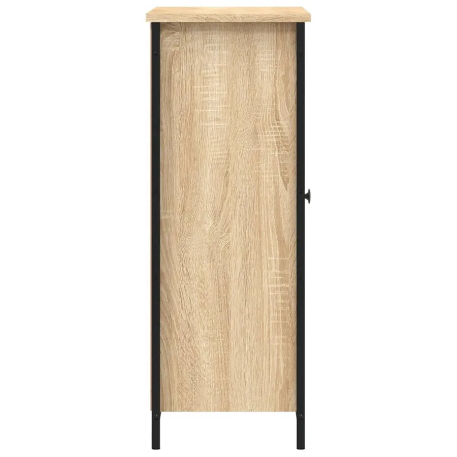 Buffet chêne sonoma 70x30x80 cm bois d'ingénierie - 7