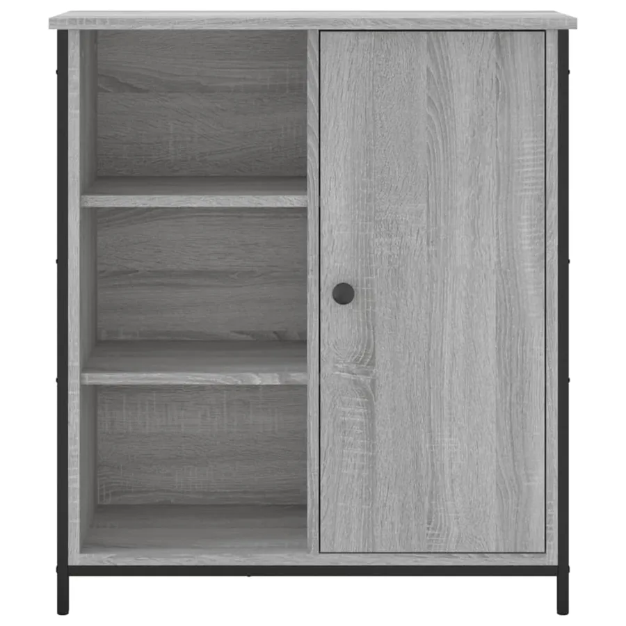 Buffet sonoma gris 70x30x80 cm bois d'ingénierie - 6