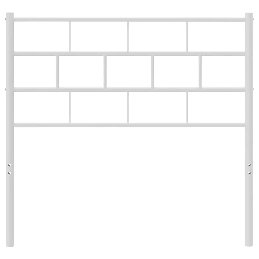 Tête de lit de remplacement métal blanc 80 cm - 3