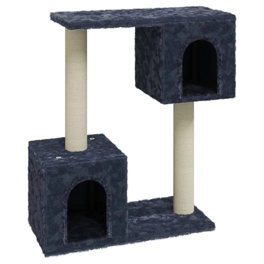 Arbre à chat avec griffoirs en sisal Gris foncé 60 cm - 2