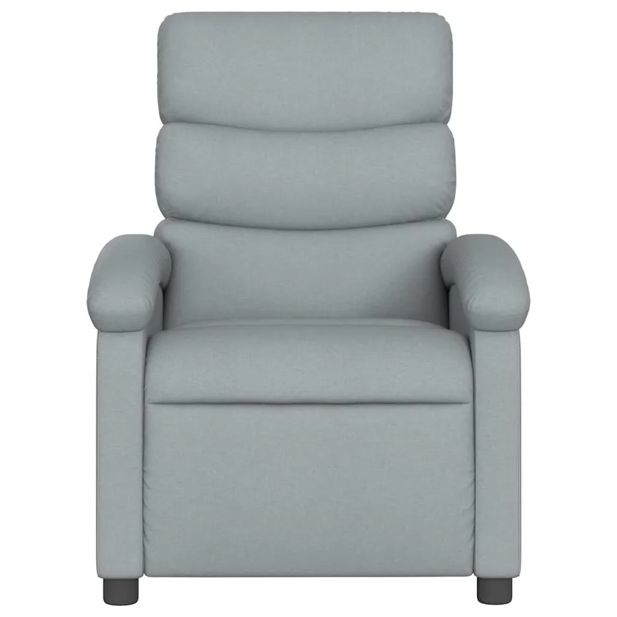 Fauteuil inclinable Gris clair Tissu - 4