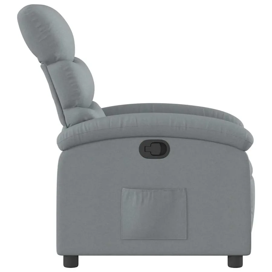 Fauteuil inclinable Gris clair Tissu - 5