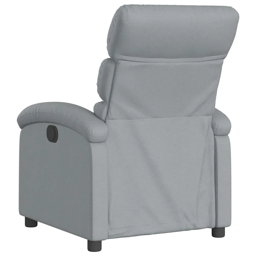 Fauteuil inclinable Gris clair Tissu - 6