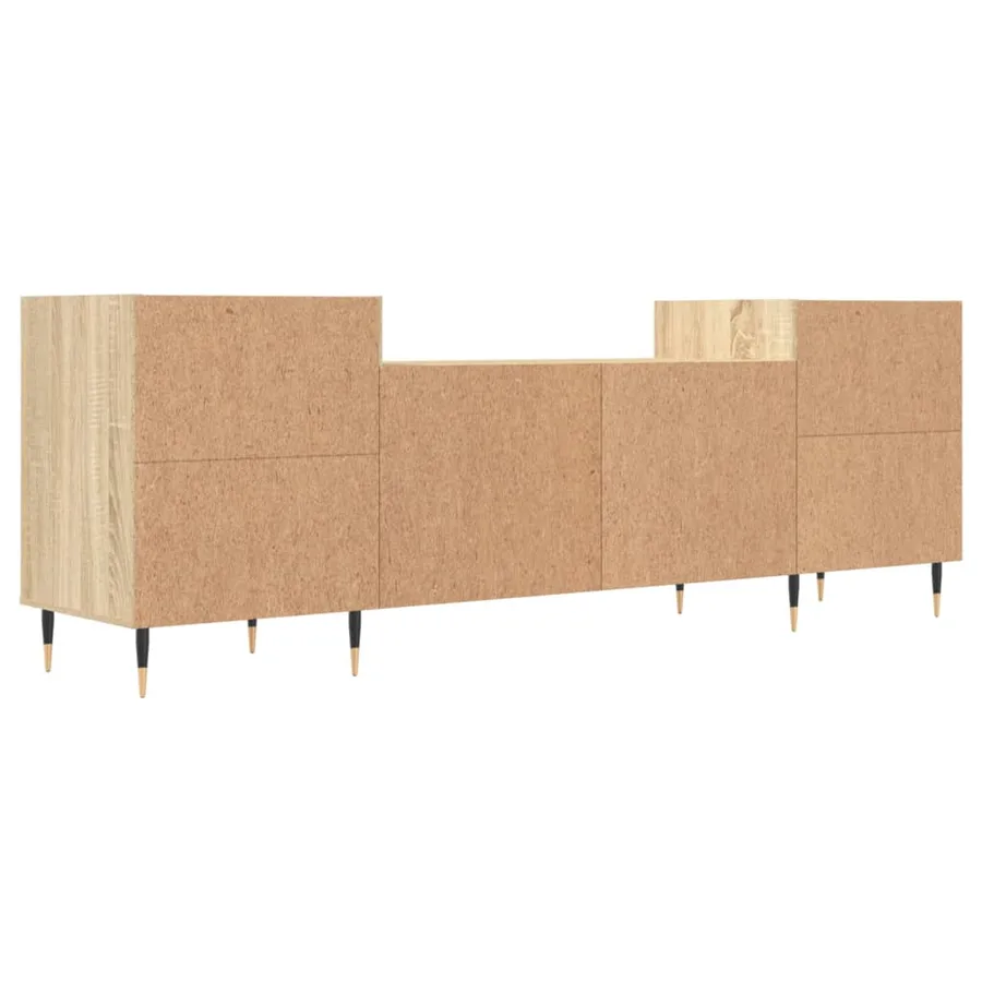 Meuble TV Chêne sonoma 160x35x55 cm Bois d'ingénierie - 8