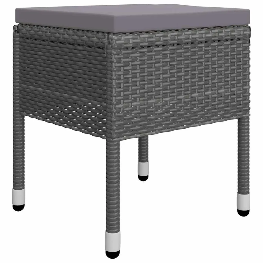 Ensemble à manger de jardin 5 pcs Gris - 7