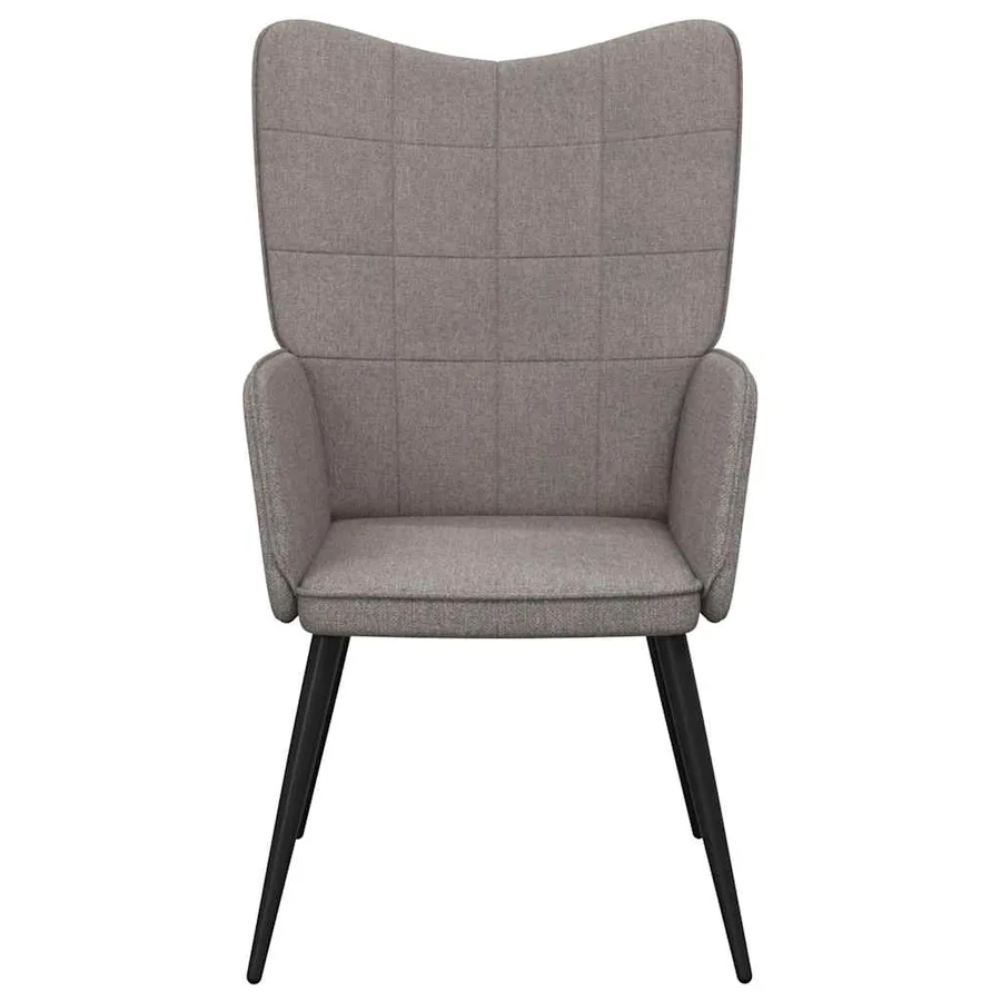 Chaise de relaxation Taupe Tissu - 4