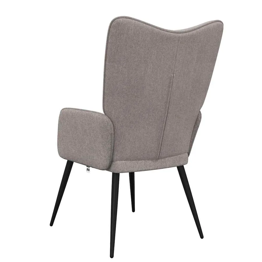 Chaise de relaxation Taupe Tissu - 6