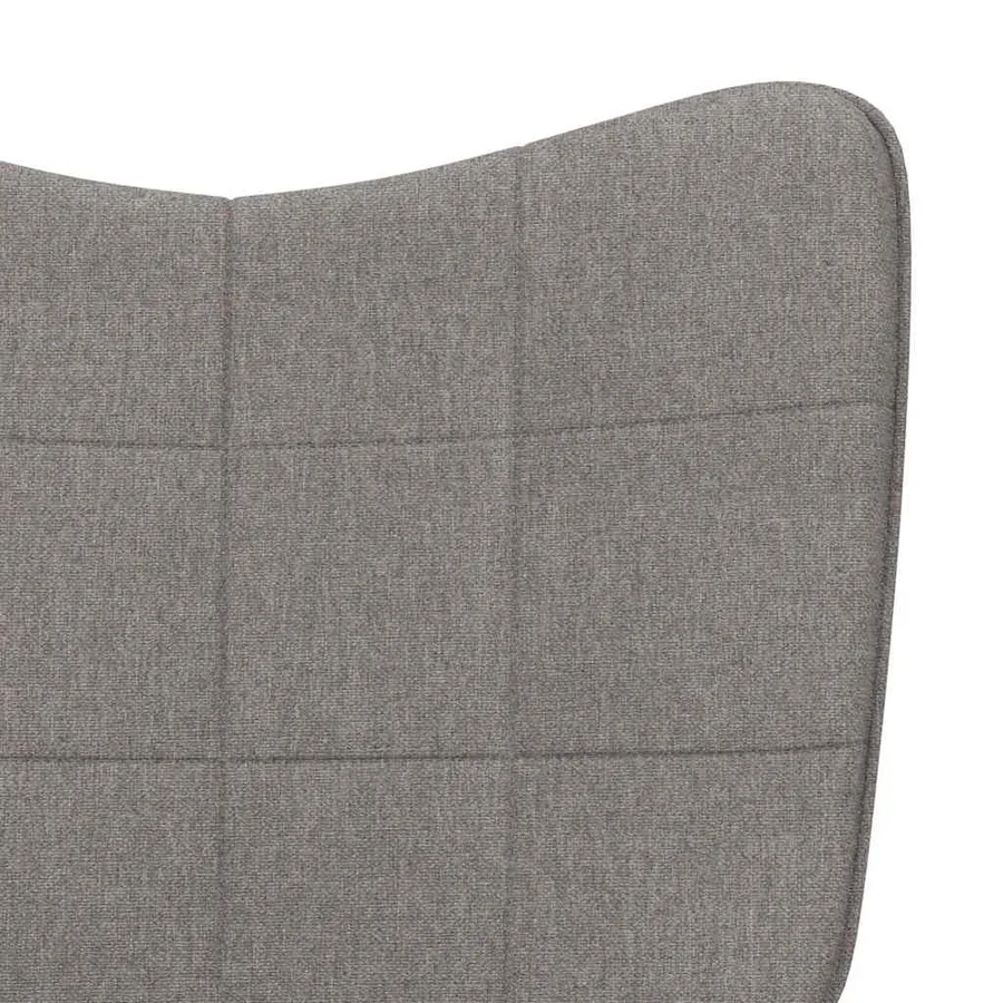 Chaise de relaxation Taupe Tissu - 7