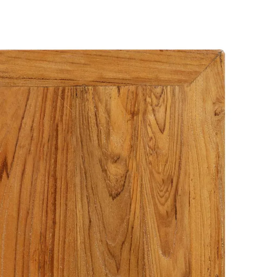 Table de bar Teck recyclé massif 60x60x107 cm - 4