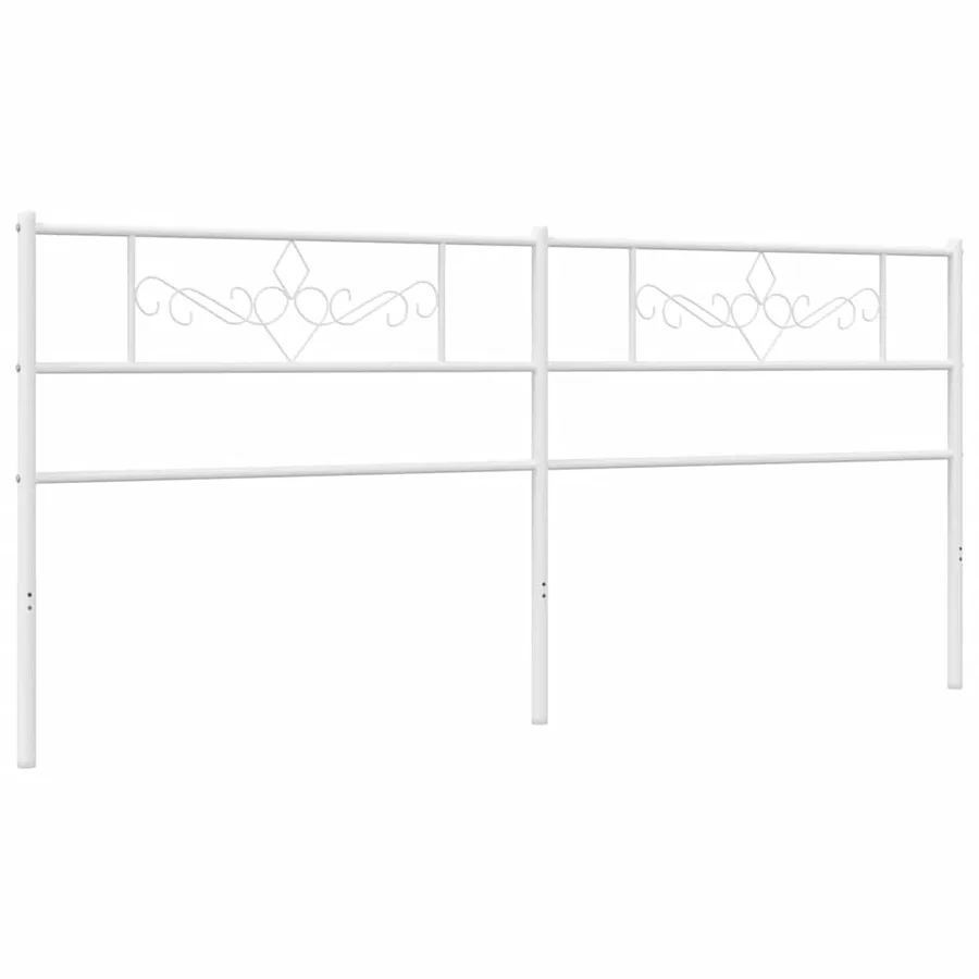 Tête de lit de remplacement métal blanc 200 cm - 2