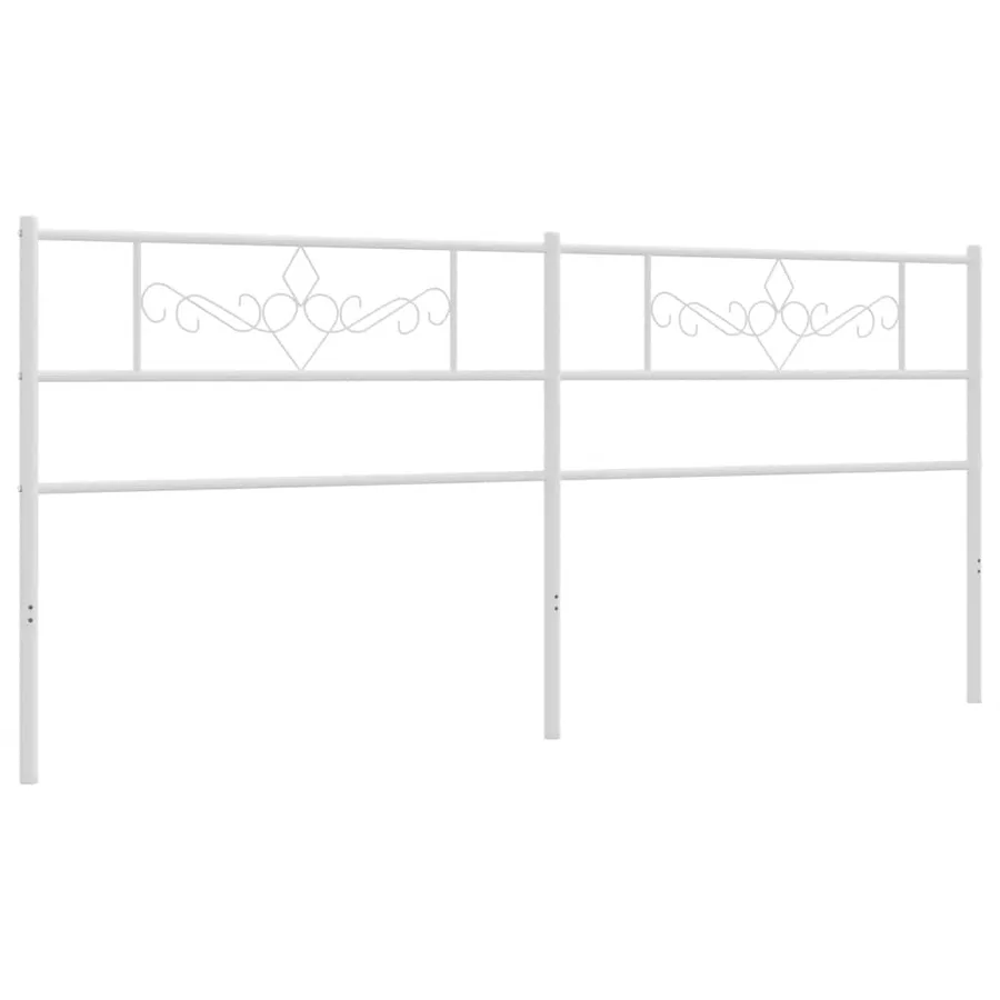 Tête de lit de remplacement métal blanc 200 cm - 4