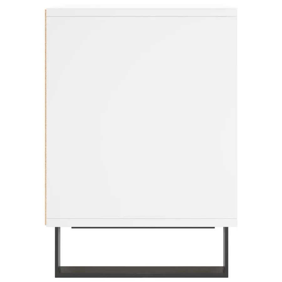Tables de chevet 2 pcs blanc 40x35x50 cm bois d’ingénierie - 6