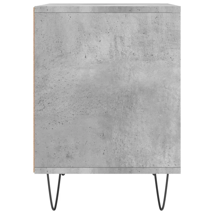 Tables de chevet 2 pcs gris béton 40x35x50 cm bois d’ingénierie - 6