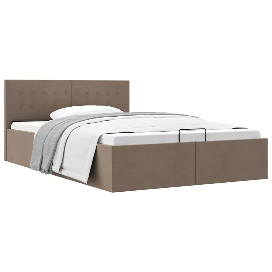 Cadre de lit à rangement hydraulique sans matelas 120x200 cm - 2