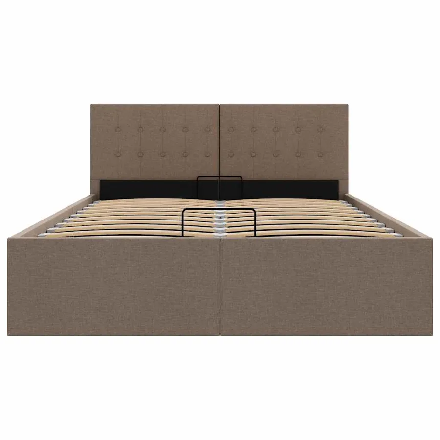 Cadre de lit à rangement hydraulique sans matelas 120x200 cm - 5