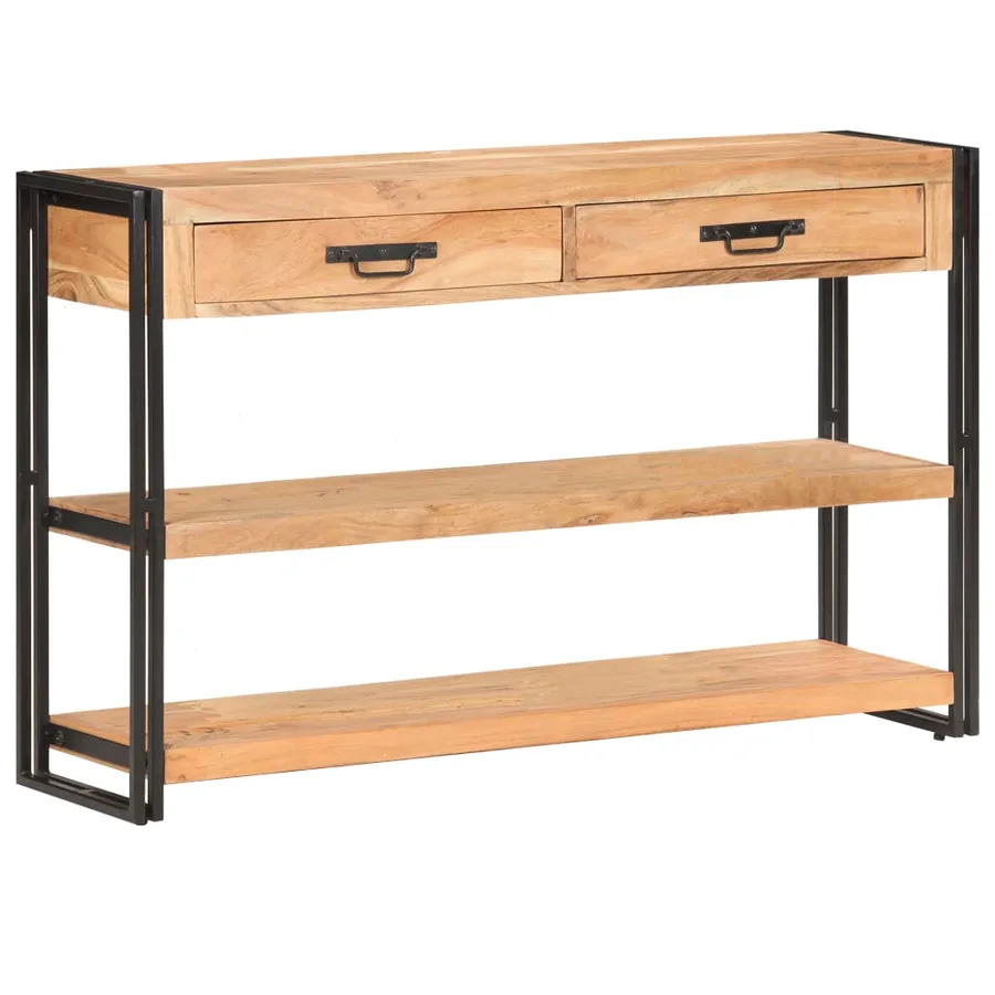 Buffet 120x30x75 cm Bois d'acacia solide - 10
