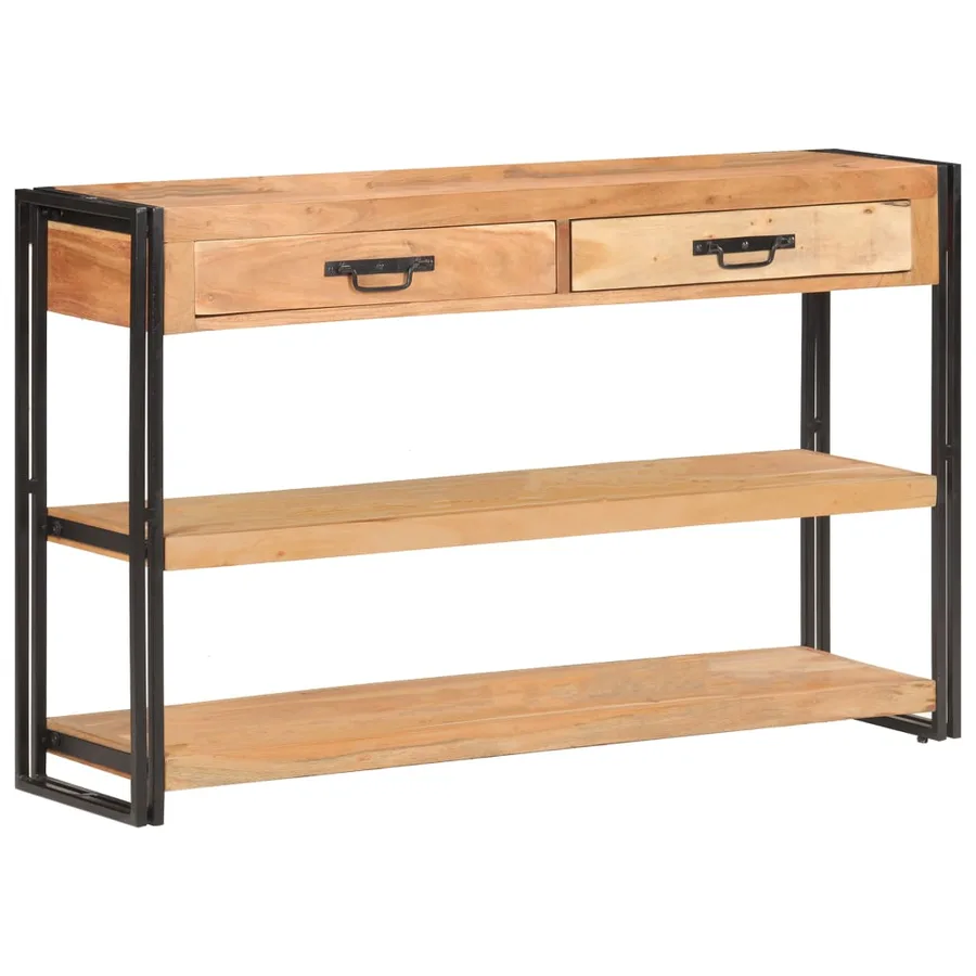 Buffet 120x30x75 cm Bois d'acacia solide - 11