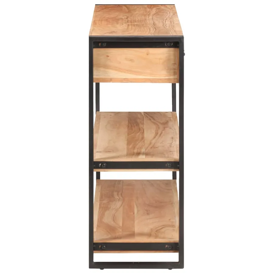 Buffet 120x30x75 cm Bois d'acacia solide - 3