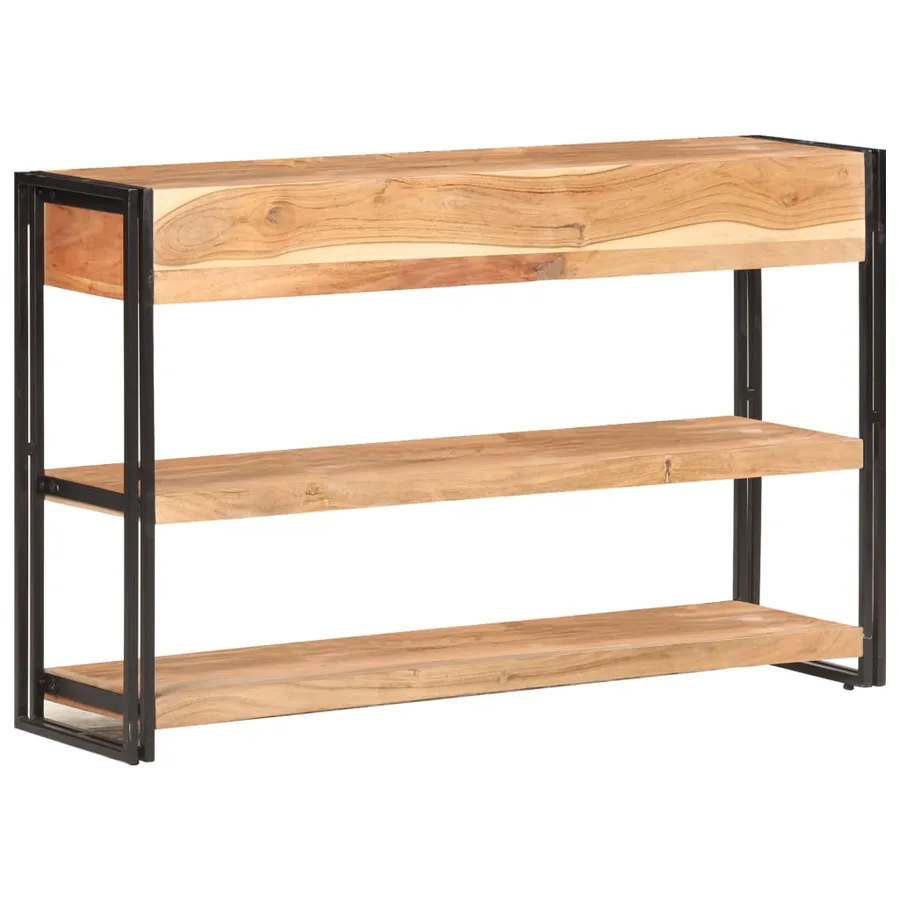 Buffet 120x30x75 cm Bois d'acacia solide - 4