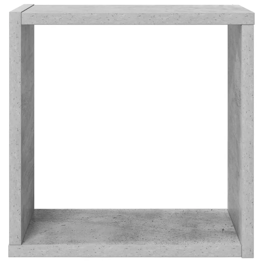 Étagères cube murales 6 pcs Gris béton 30x15x30 cm - 6