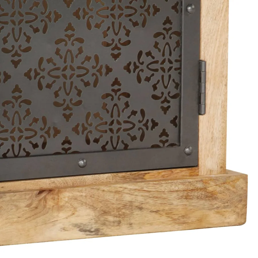 Buffet avec porte 45x32x110 cm Bois de manguier solide - 6