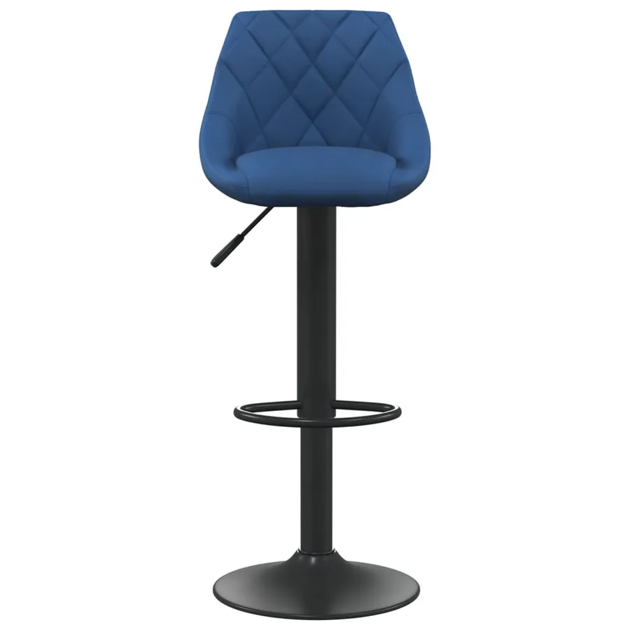 Tabouret de bar Bleu Velours - 3
