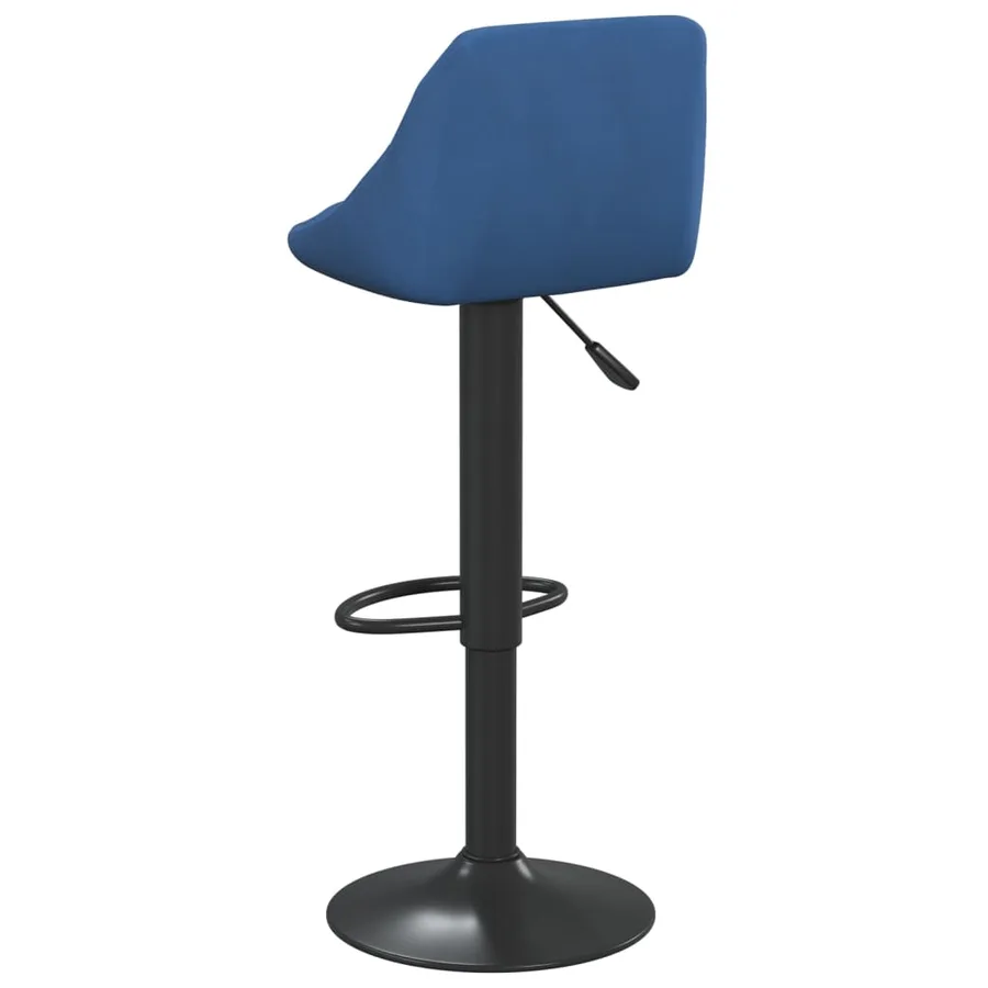 Tabouret de bar Bleu Velours - 5