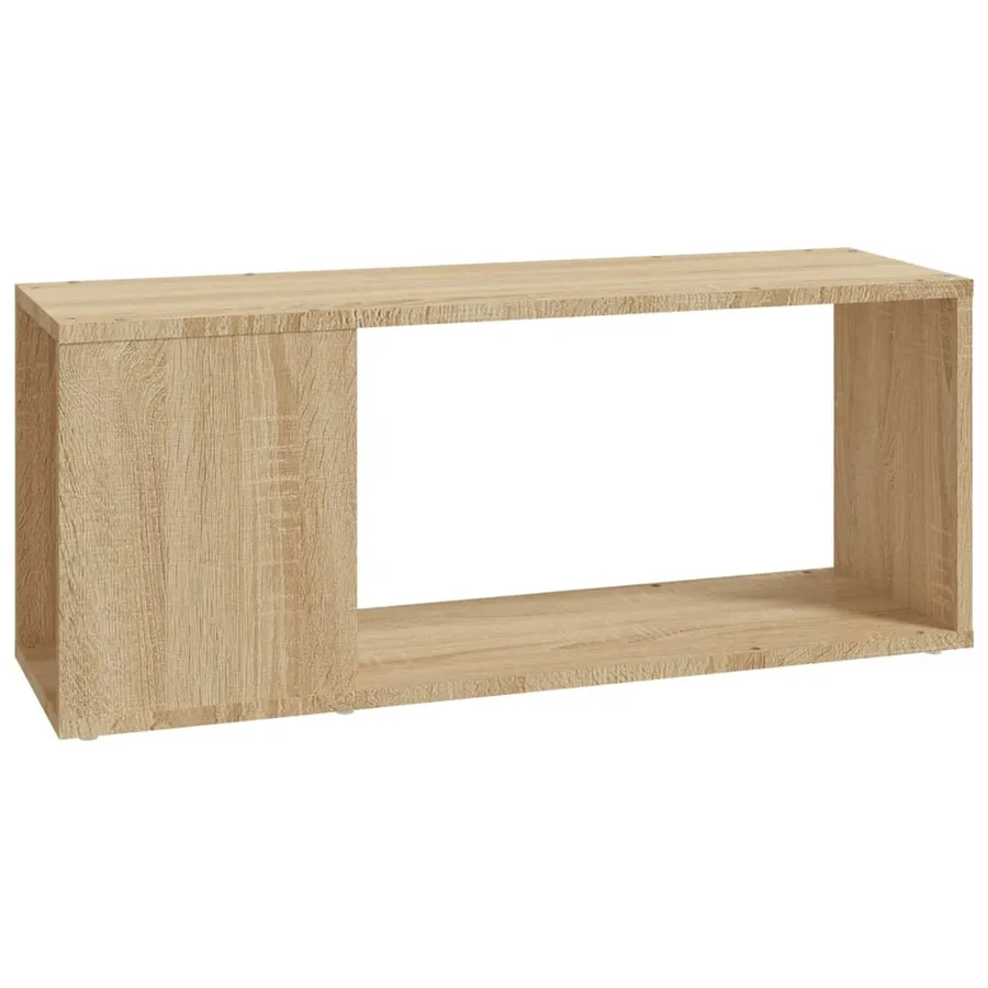 Meuble TV Chêne sonoma 80x24x32 cm Bois d'ingénierie - 2