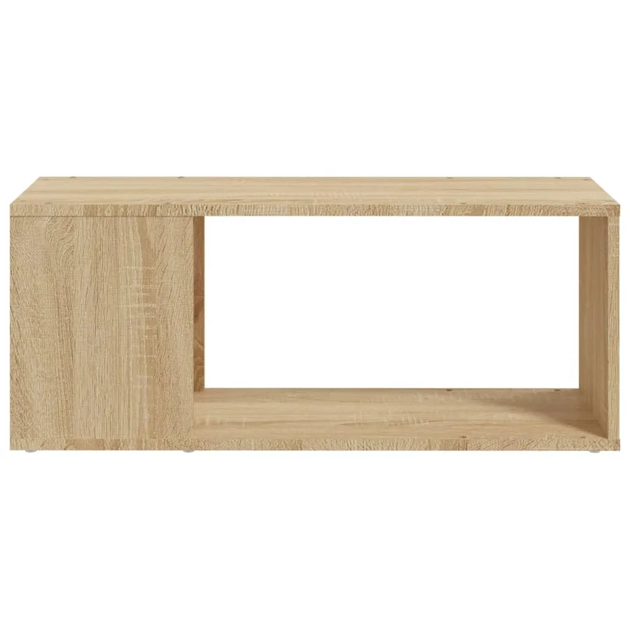 Meuble TV Chêne sonoma 80x24x32 cm Bois d'ingénierie - 5