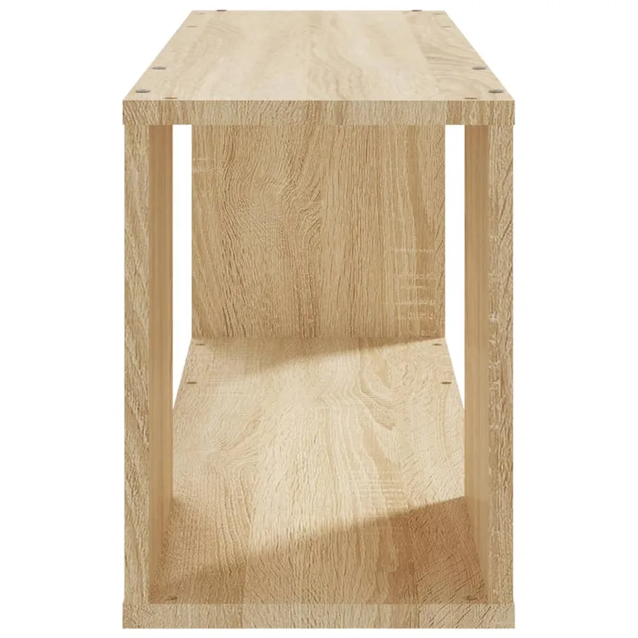 Meuble TV Chêne sonoma 80x24x32 cm Bois d'ingénierie - 6