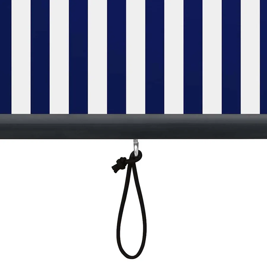 Store roulant d'extérieur 160x250 cm Bleu et blanc - 8