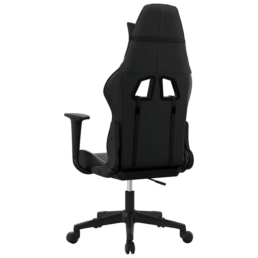 Chaise de jeu Noir Similicuir - 5