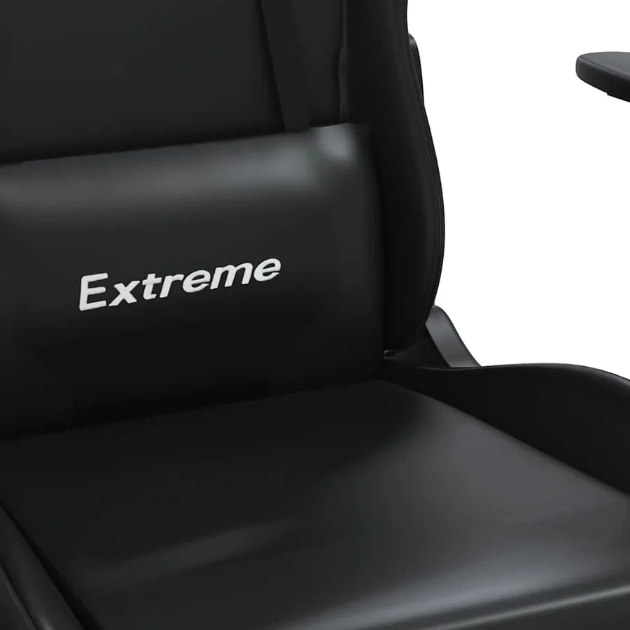 Chaise de jeu Noir Similicuir - 8