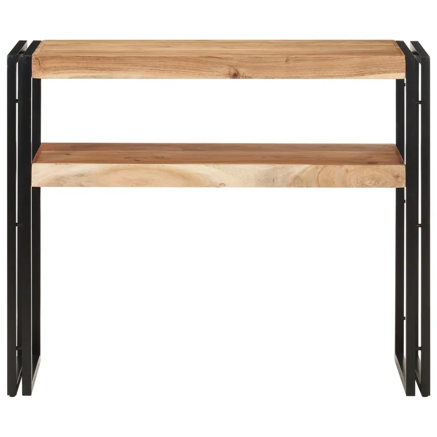 Table console 90x30x75 cm Bois d'acacia massif - 2