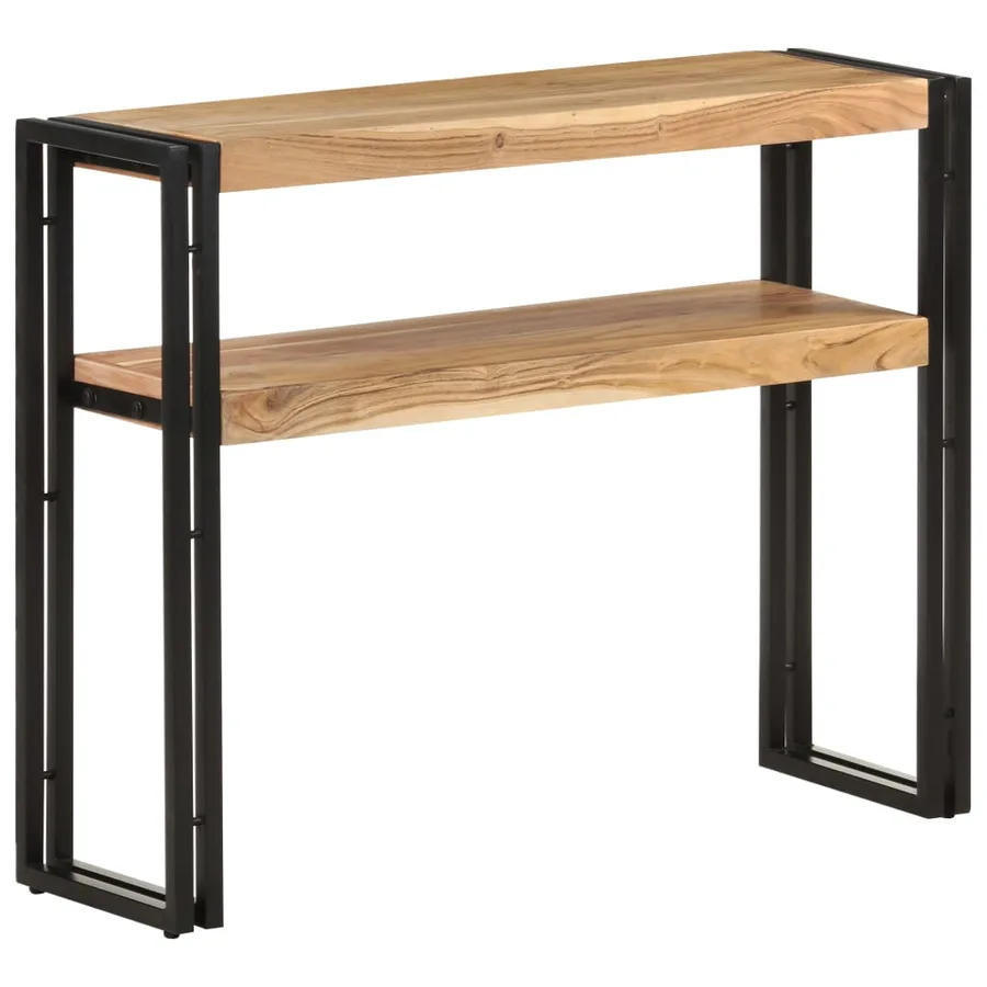 Table console 90x30x75 cm Bois d'acacia massif - 6