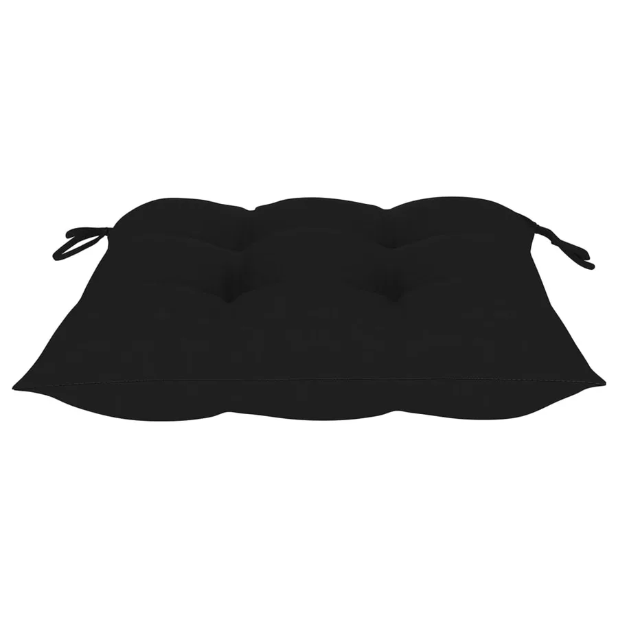 Chaises pliables de jardin avec coussins lot de 8 Teck solide - 8