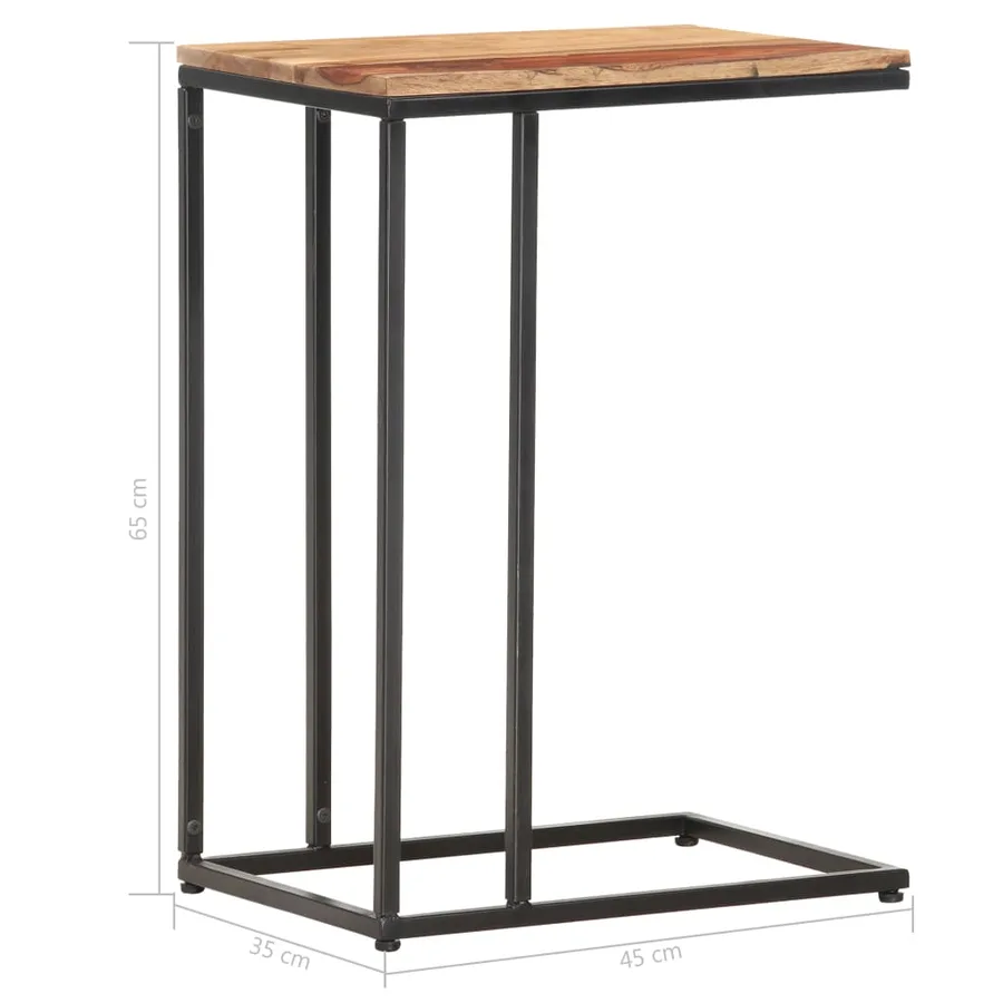 Table d'appoint 35x45x65 cm Bois massif - 7