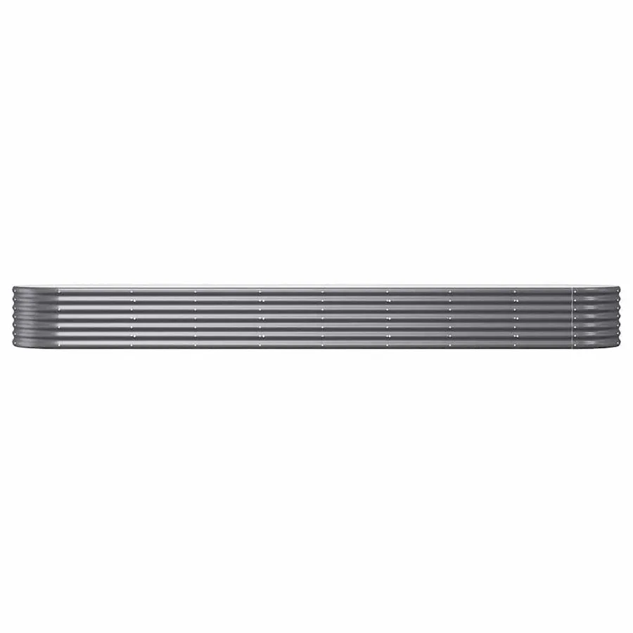 Lit surélevé de jardin Acier galvanisé Anthracite - 3