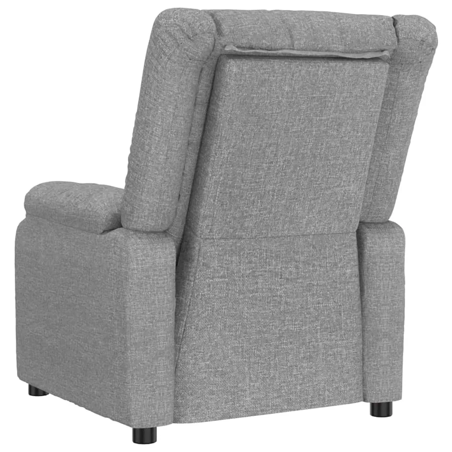 Fauteuil électrique de massage Gris clair Tissu - 6